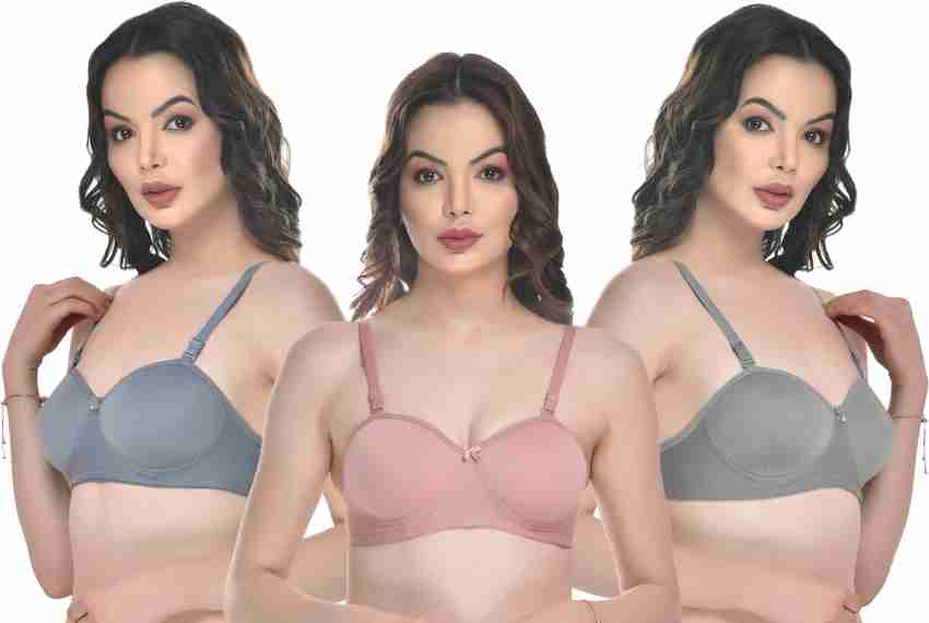 Sexy Bust Women T-Shirt Lightly Padded Bra - Buy Sexy Bust Women T-Shirt  Lightly Padded Bra Online at Best Prices in India