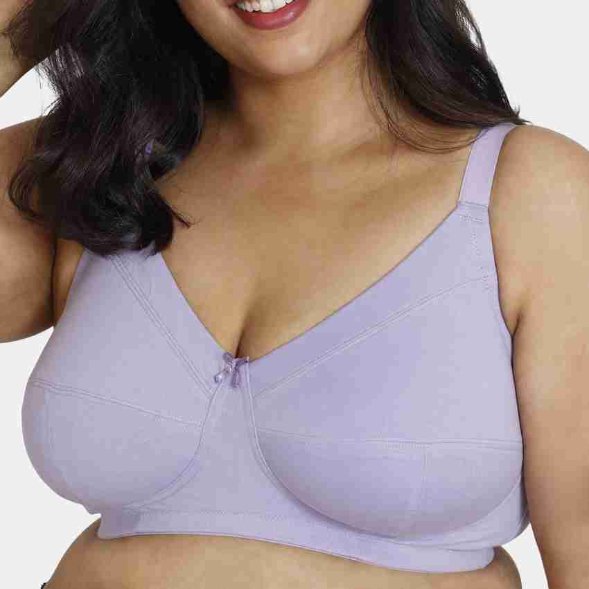 Buy Zivame Women's Polyamide Cotton Non Padded Wired Regular Full Coverage  Super Support Bra (ZI010240X80BLUE032DD_Blue_32DD) at