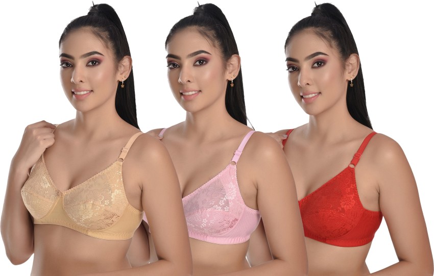 Buy Lady Soft Women Full Coverage Non Padded Bra Online at