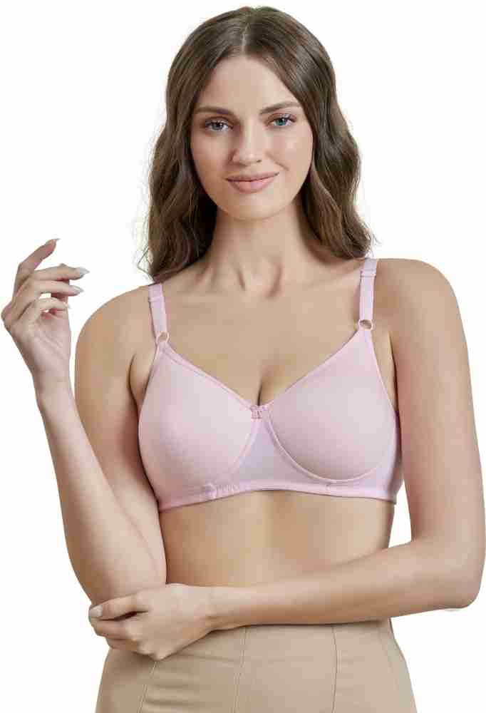 Maroon Women T-Shirt Heavily Padded Bra - Buy Maroon Women T-Shirt