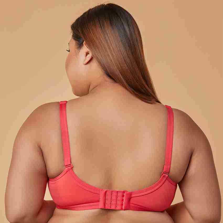 Eashery Minimizer Bras for Women Women's Wireless Plus Size Bra Cotton  Support Comfort Unlined Sleep Pink 3X-Large