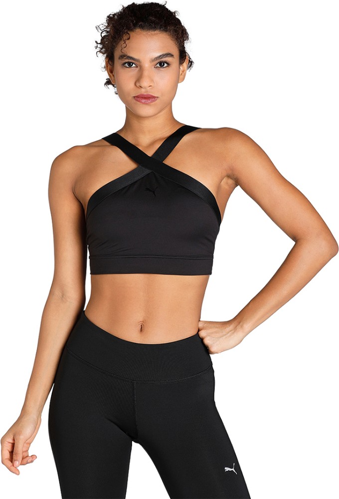 Buy Puma women non padded sleeveless sport bra black Online