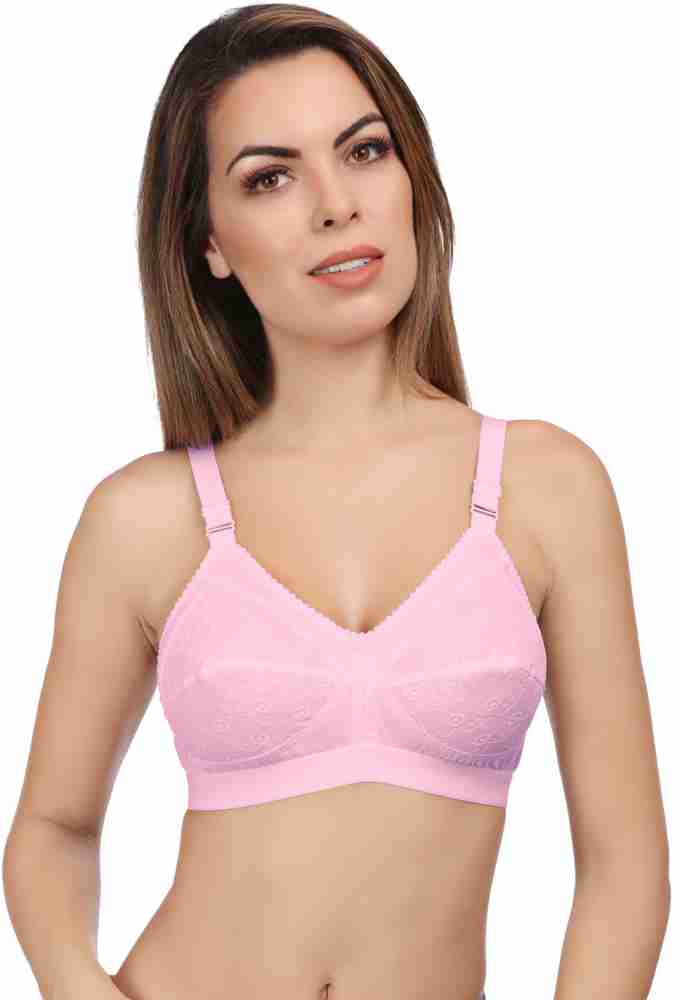 Buy Eve's Beauty Women Pink 36D Full Coverage Bra (36D) Online at
