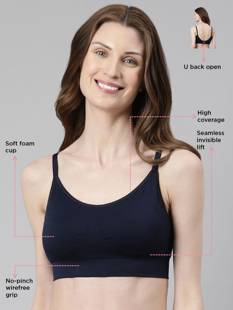 Enamor F037 Ultimate Comfort Seamless No-pinch Women T-Shirt Lightly Padded  Bra - Buy Enamor F037 Ultimate Comfort Seamless No-pinch Women T-Shirt  Lightly Padded Bra Online at Best Prices in India