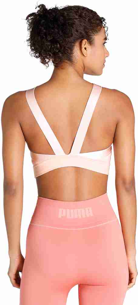 PUMA Flawless Sculpt Mid-Impact Longline Women Sports Lightly Padded Bra -  Buy PUMA Flawless Sculpt Mid-Impact Longline Women Sports Lightly Padded Bra  Online at Best Prices in India