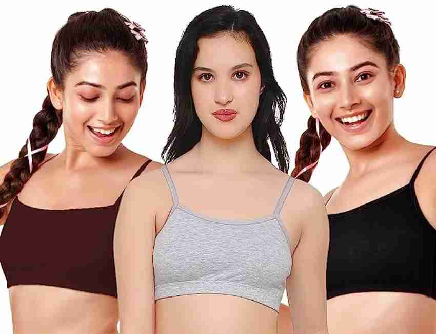 MEEMBOOLI MKD801 Women Training/Beginners Non Padded Bra - Buy MEEMBOOLI  MKD801 Women Training/Beginners Non Padded Bra Online at Best Prices in  India