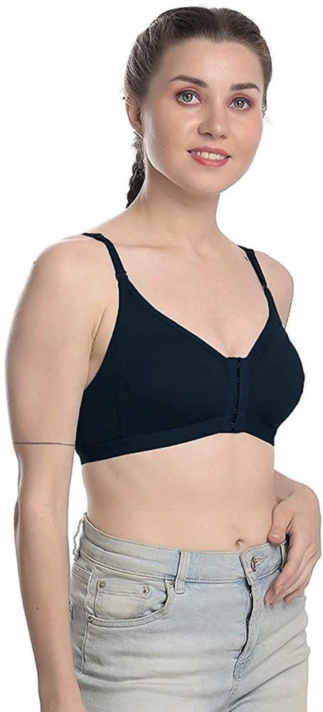 VIYAN SALES FRONT HOOK BRA 2 PIECE MULTICOLOURS Women Everyday Non Padded  Bra - Buy VIYAN SALES FRONT HOOK BRA 2 PIECE MULTICOLOURS Women Everyday  Non Padded Bra Online at Best Prices