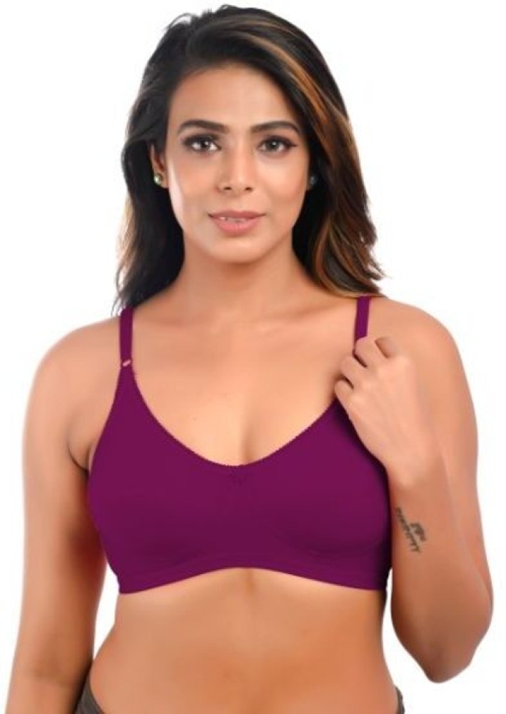 Missvalentine Women's Non Padded Full Coverage Bra-Nikita | Size-36D |  Color-Maroon |Pack of 1