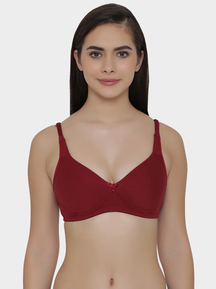 Buy AFTER YOU NON PADDED NON WIRED MAROON BRA for Women Online in India
