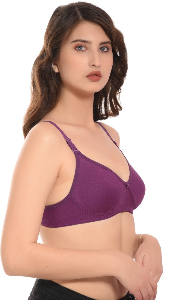 Buy online Pack Of 2 Solid Regular Bra from lingerie for Women by Elina for  ₹449 at 55% off