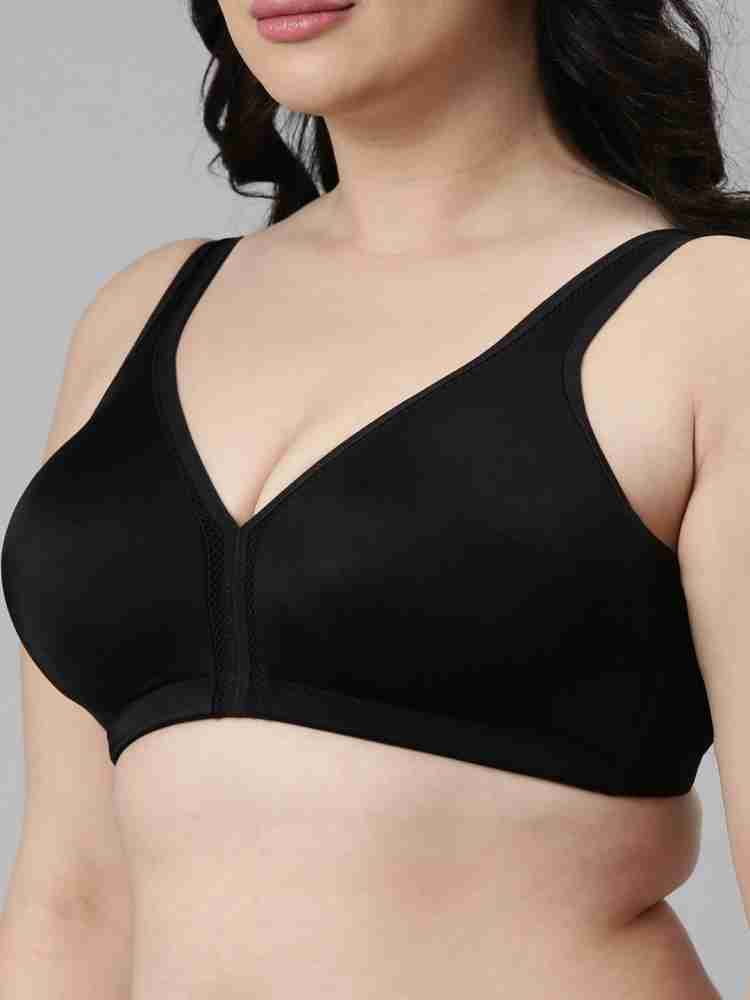 Enamor High Coverage, Wirefree F024 Plush Comfort Side Support Women Full  Coverage Non Padded Bra - Buy Enamor High Coverage, Wirefree F024 Plush  Comfort Side Support Women Full Coverage Non Padded Bra