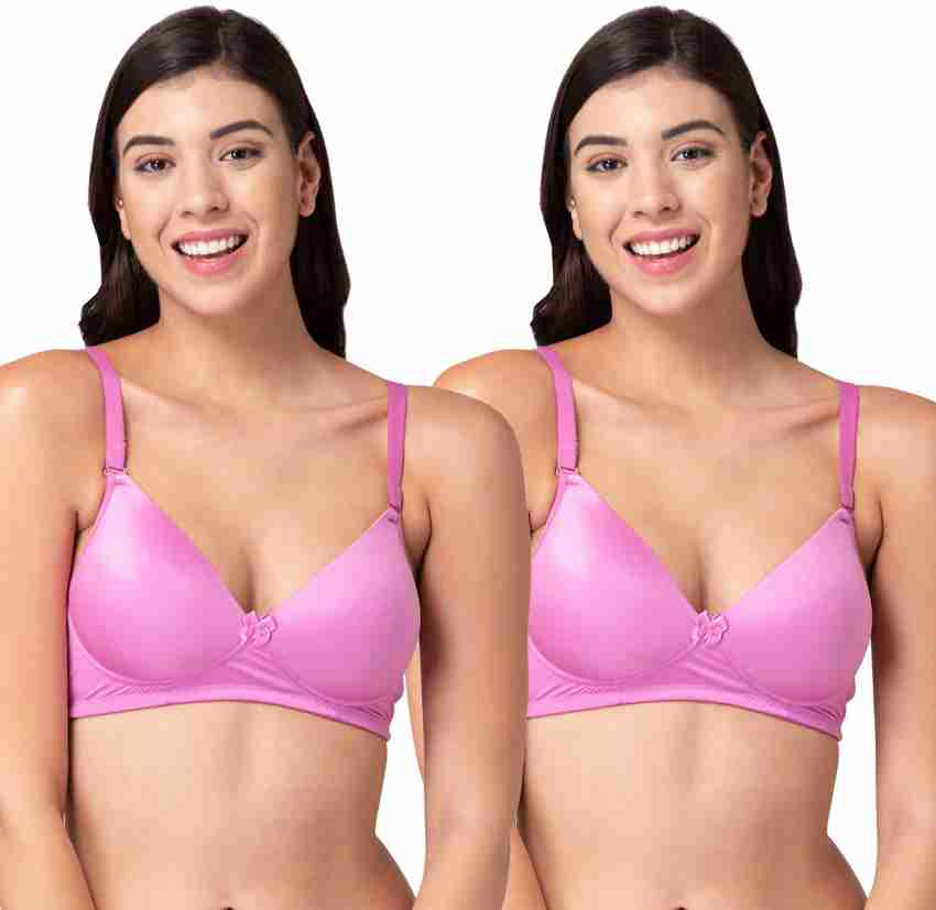 Buy Tweens Padded Non-Wired Full Coverage T-Shirt Bra - Plum at Rs