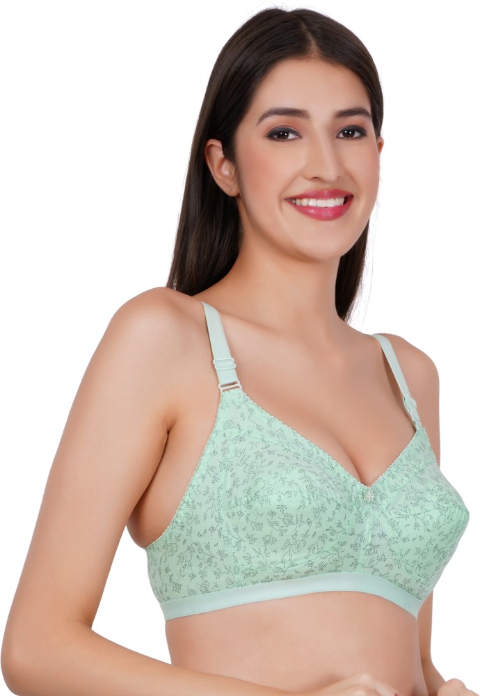 Buy Layeba Women Full Coverage Half net Bra (34C) Multicolour at