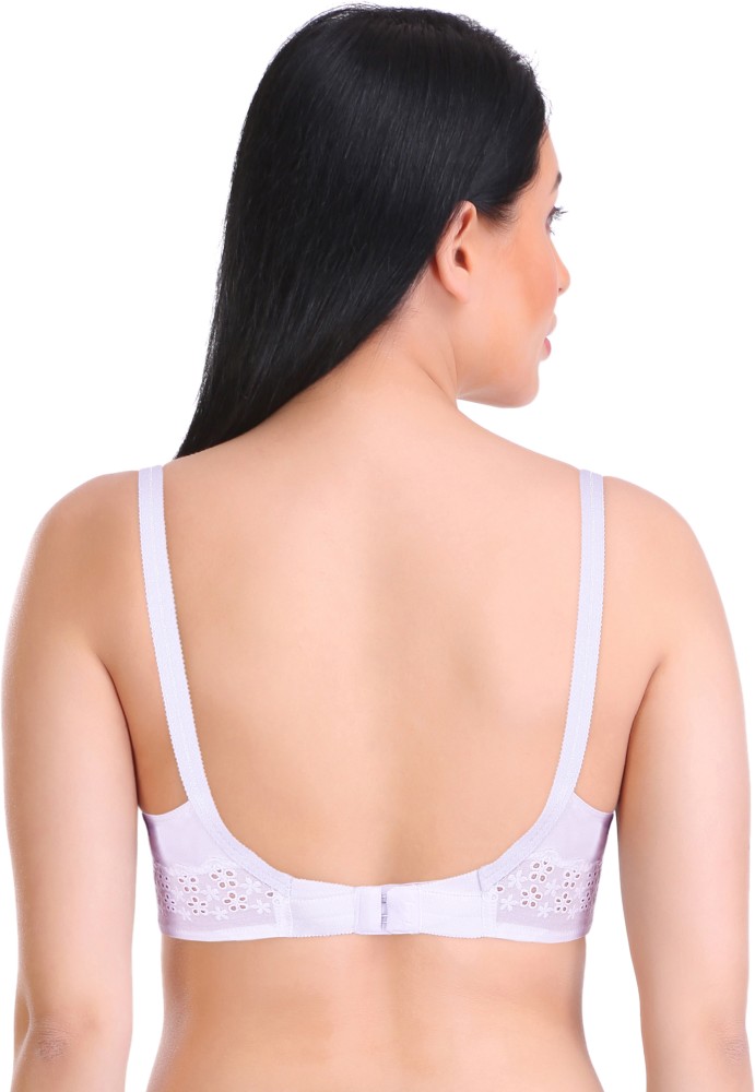 Buy Featherline 100% Pure Cotton Perfect Fitted Non Padded Women's Teenager  Bras (Elastic Straps) (White-3, 32C) Online In India At Discounted Prices