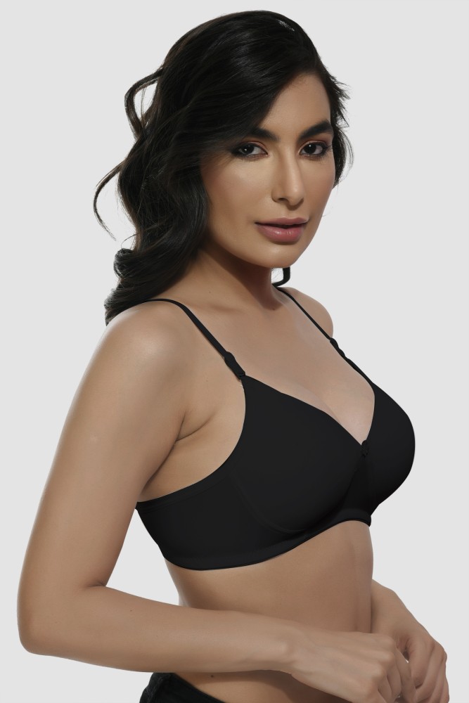 Buy online White Solid Sports Bra from lingerie for Women by Envie for ₹569  at 37% off