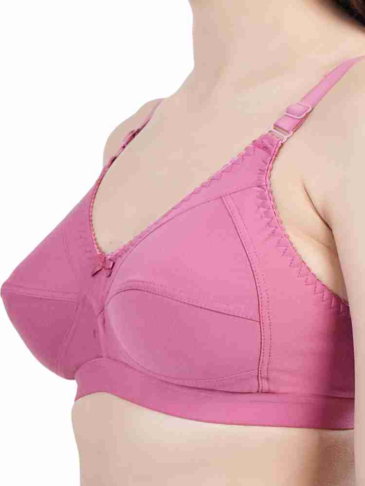 Buy Eve's Beauty Women Hot Pink 40C Cotton Bra (40C) Online at