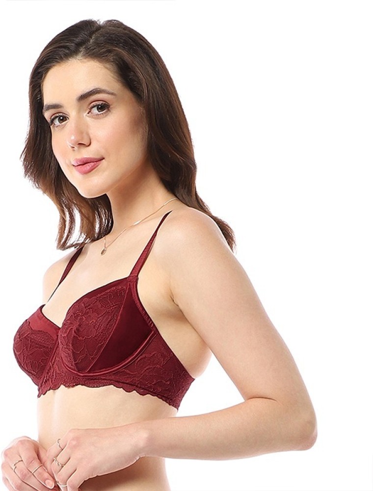 Amante Women Push-up Non Padded Bra - Buy Maroon Amante Women Push-up Non  Padded Bra Online at Best Prices in India