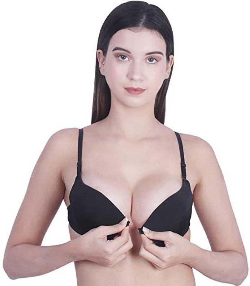 Buy online Pack Of 2 Solid Front Open Bra from lingerie for Women by Zourt  for ₹289 at 59% off