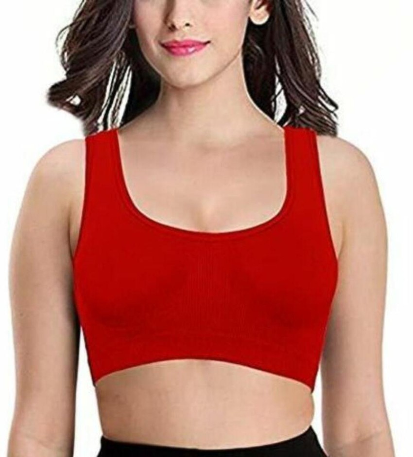 Wonder World CUTE Sports Bra for Everyday Wear and Workouts Women Sports  Non Padded Bra - Buy Wonder World CUTE Sports Bra for Everyday Wear and  Workouts Women Sports Non Padded Bra