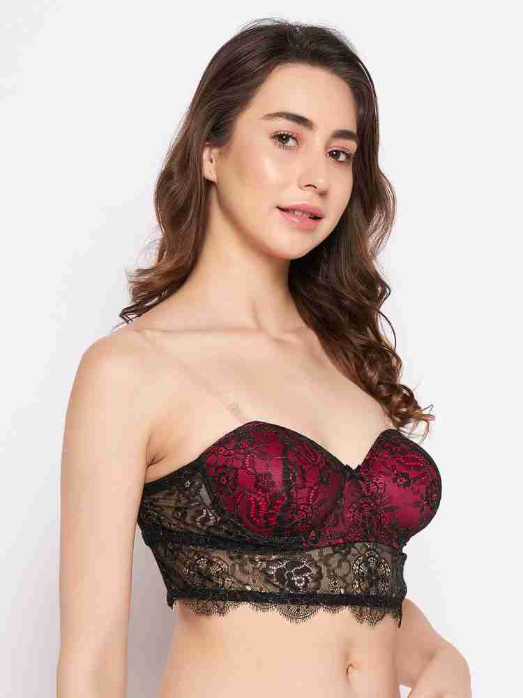 Clovia Padded Underwired Full Cup Strapless & Backless Longline