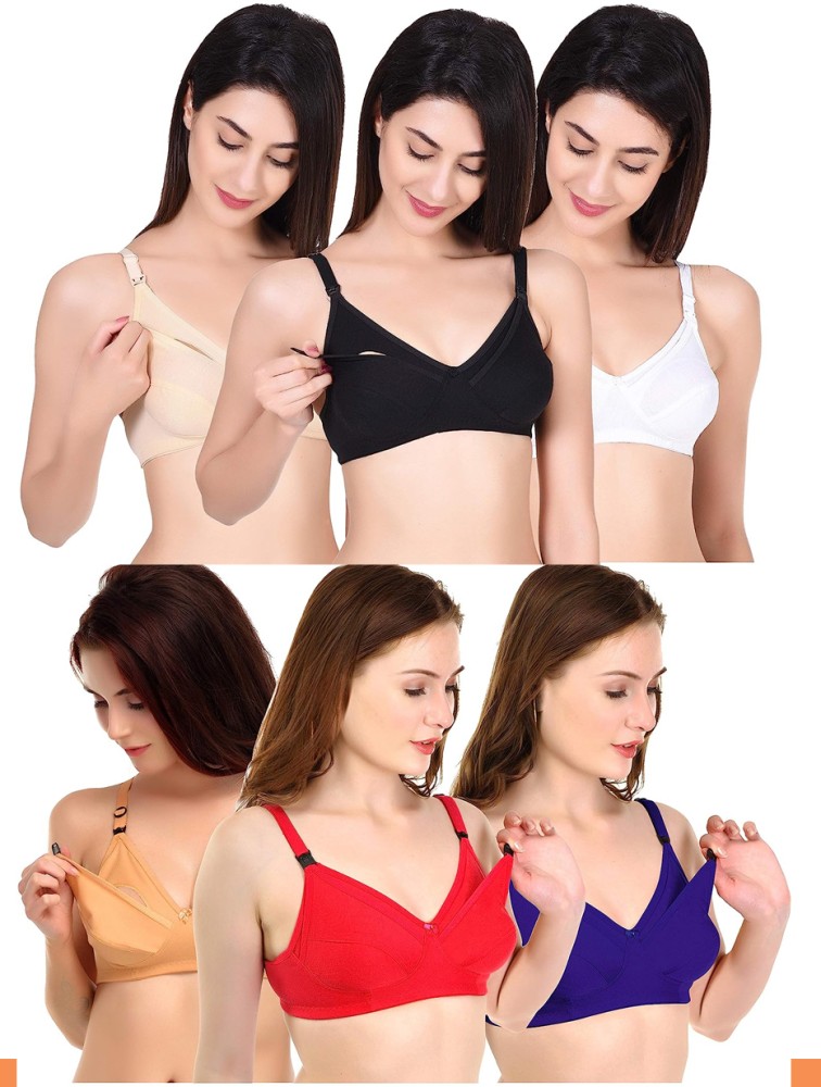 MOTHER Women Maternity/Nursing Non Padded Bra Price in India - Buy