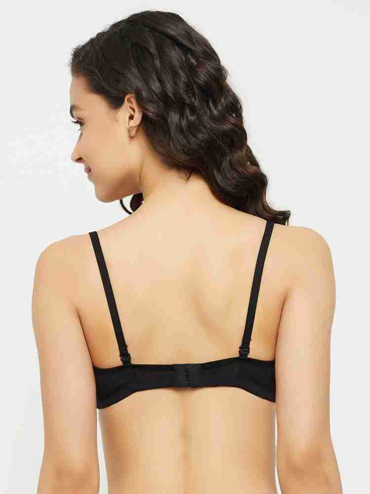 Buy CLOVIA Padded Non-Wired Full Cup Multiway T-shirt Bra in Black