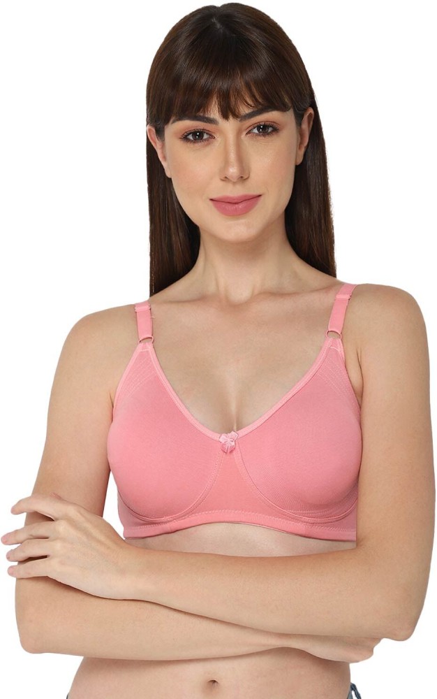 Buy Floret Non Padded & Wire Free Full Coverage Sports Bra (Pack of 3)  online