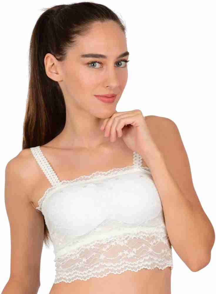 Buy Flicarts Women's Bralette Printed Padded Bra Panty Set Stylish Designer  Lingerie Set (Stretch, 34B, White) Online In India At Discounted Prices