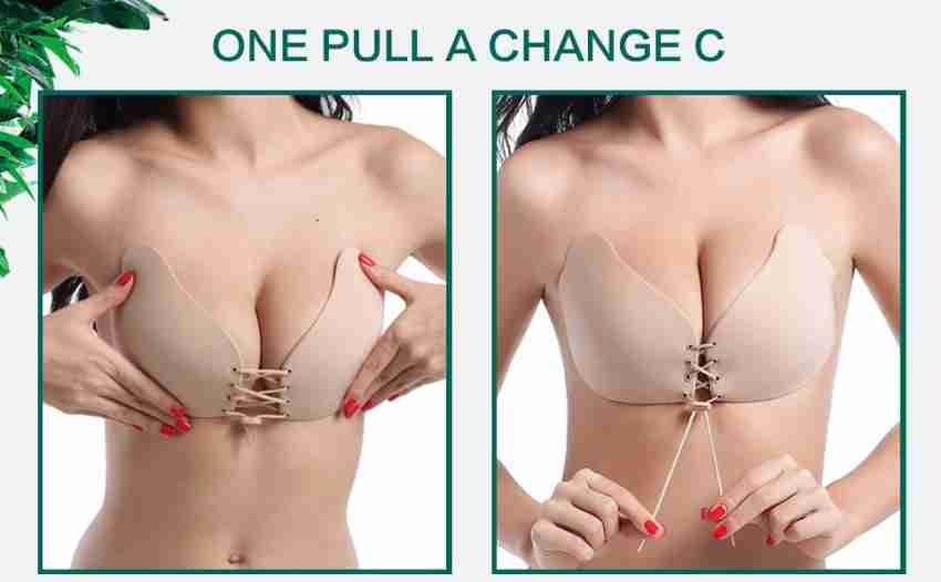 Buy Women's/Girls Bra Breast Lift Tape Silicone Nipple Covers Breast Push  Up Lift Pasties Reusable Nipple (Round) Pack of 2 Beige Colour Online In  India At Discounted Prices