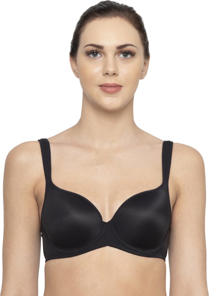 Buy Triumph Soft Touch Half Cup Wired Push Up Bra - Black online