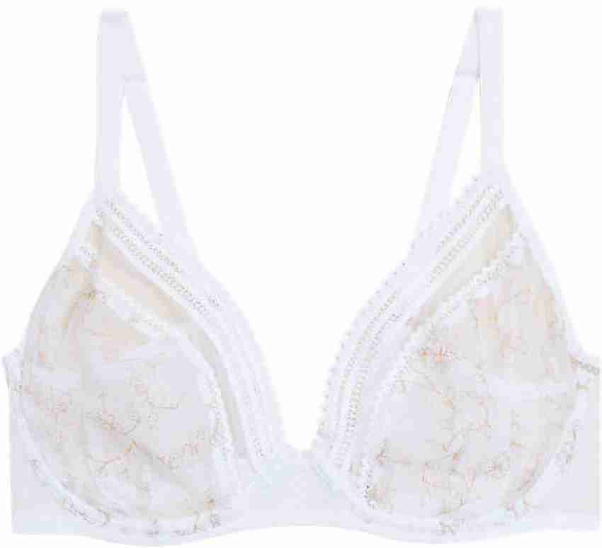 Women'secret LOVELY Triangle Bra without Underwire Ivory Women Bras