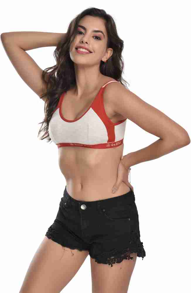 GOODWILL DERBY SPORTS Girls Sports Non Padded Bra - Buy GOODWILL DERBY SPORTS  Girls Sports Non Padded Bra Online at Best Prices in India