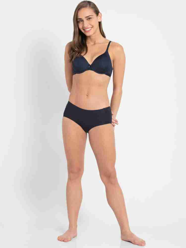 Buy N-KUWARI Women Half cup Non Padded and Non Wired Bra Panty set