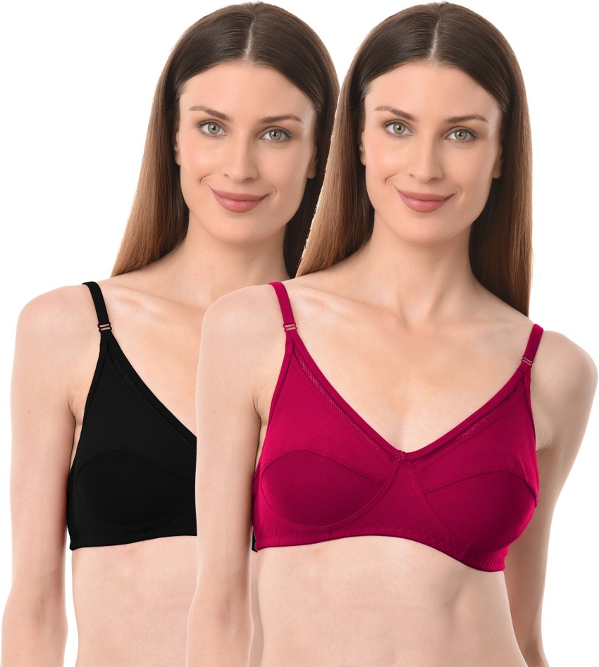 Vanila Lingerie B Cup Double Layered Bra with Hosiery Cotton (Size 38, Pack  of 2) Women Everyday Non Padded Bra - Buy Vanila Lingerie B Cup Double  Layered Bra with Hosiery Cotton (