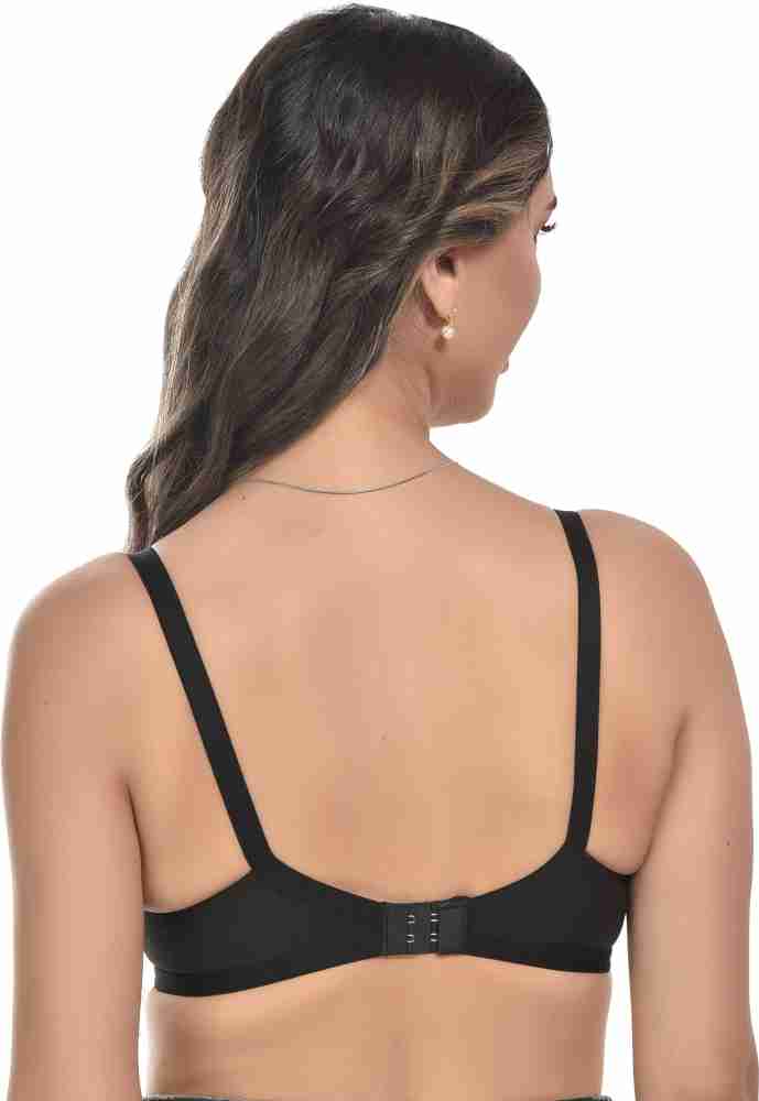 FIMS - Fashion is my style Women's Non-Wired Bra, Non-Padded, Full Coverage  Bra, Cotton Bra