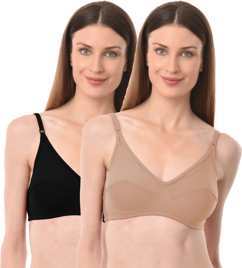 Vanila Lingerie B Cup Double Layered Bra with Hosiery Cotton (Size 34, Pack  of 2) Women Everyday Non Padded Bra - Buy Vanila Lingerie B Cup Double  Layered Bra with Hosiery Cotton (