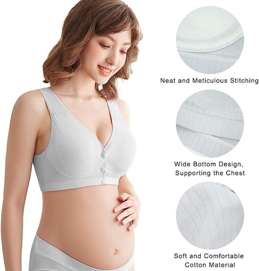 Wave Fashion Seamless Nursing Bra Women Maternity/Nursing Lightly