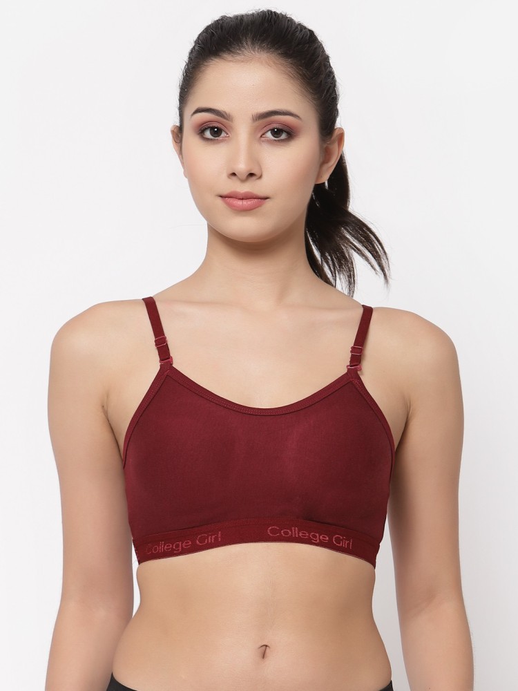 College Girl Non Padded Sports Bra - Pack of 3 at best price in Ghaziabad