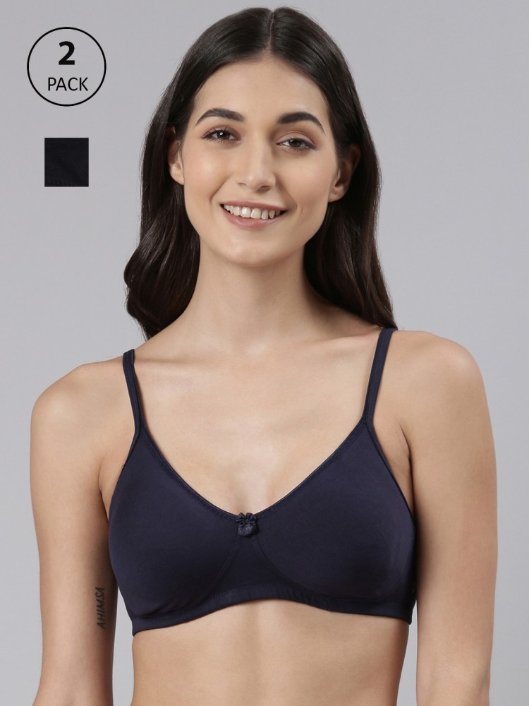Buy Groversons Paris Beauty womens cotton full coverage non-padded  non-wired bra-PO2 online