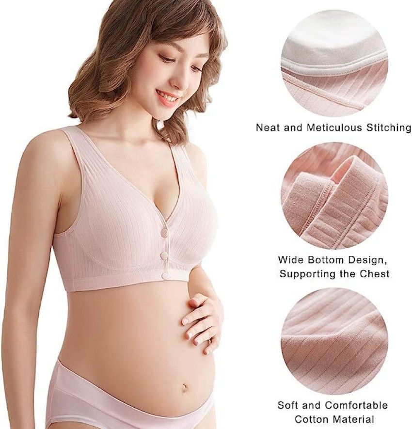 Maternity Button Front Nursing Bra