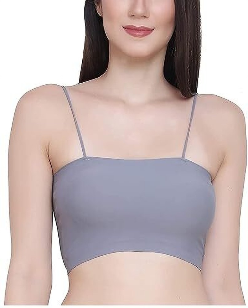 Buy Stylish White Nylon Spandex Solid Camisole Bras For Women Online In  India At Discounted Prices