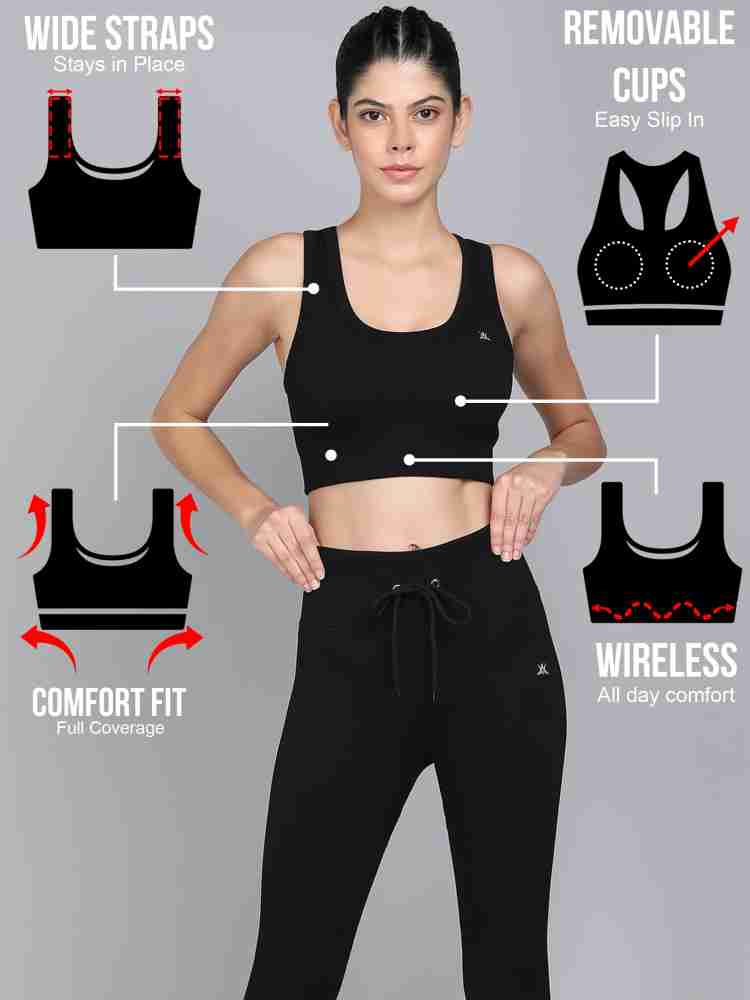 KOBO Seamless Medium Impact Workout Women Sports Lightly Padded