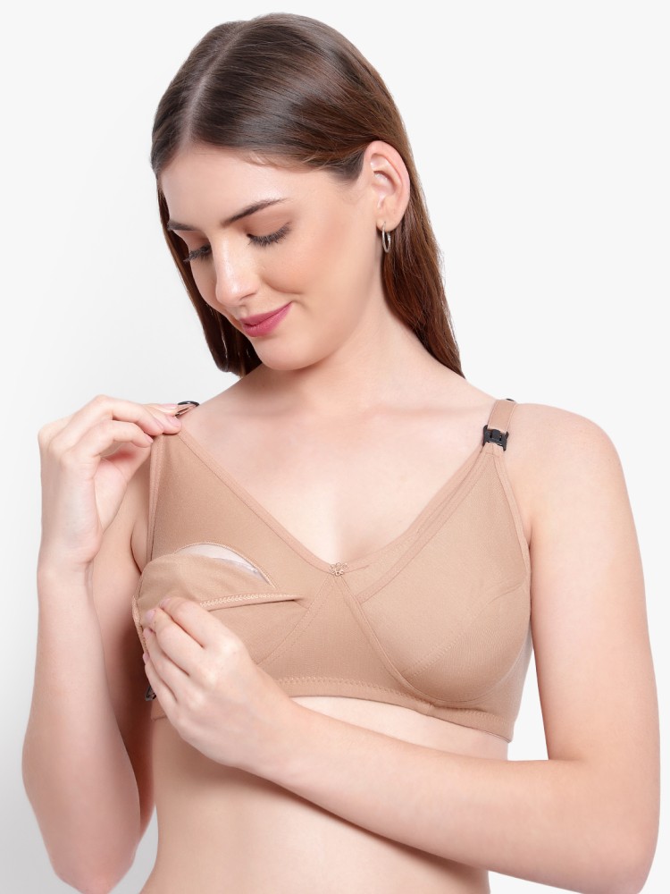 Women Blue non padded non padded Feeding bra - Bruchi Club