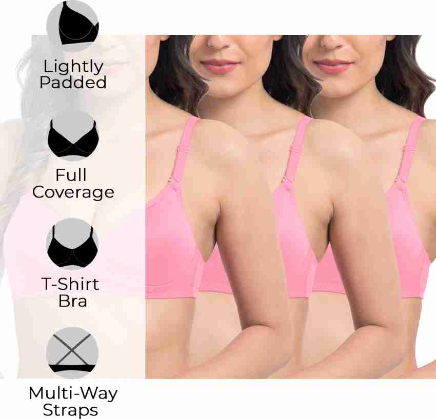 KOMLI Komli Lightly Padded Super Soft Full Coverage Bra Women T-Shirt  Lightly Padded Bra - Buy KOMLI Komli Lightly Padded Super Soft Full  Coverage Bra Women T-Shirt Lightly Padded Bra Online at