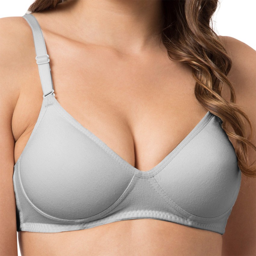 Buy Komli Lightly Padded Non Wired Full Coverage Bra - Wine at Rs.355  online