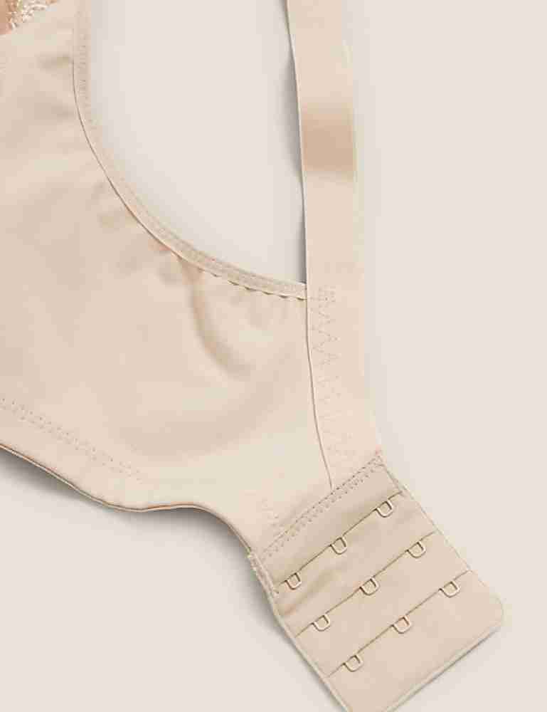 MARKS & SPENCER Total Support Embroidered Full Cup Bra C-H T338020WHITE (38B)  Women Sports Non Padded Bra - Buy MARKS & SPENCER Total Support Embroidered  Full Cup Bra C-H T338020WHITE (38B) Women