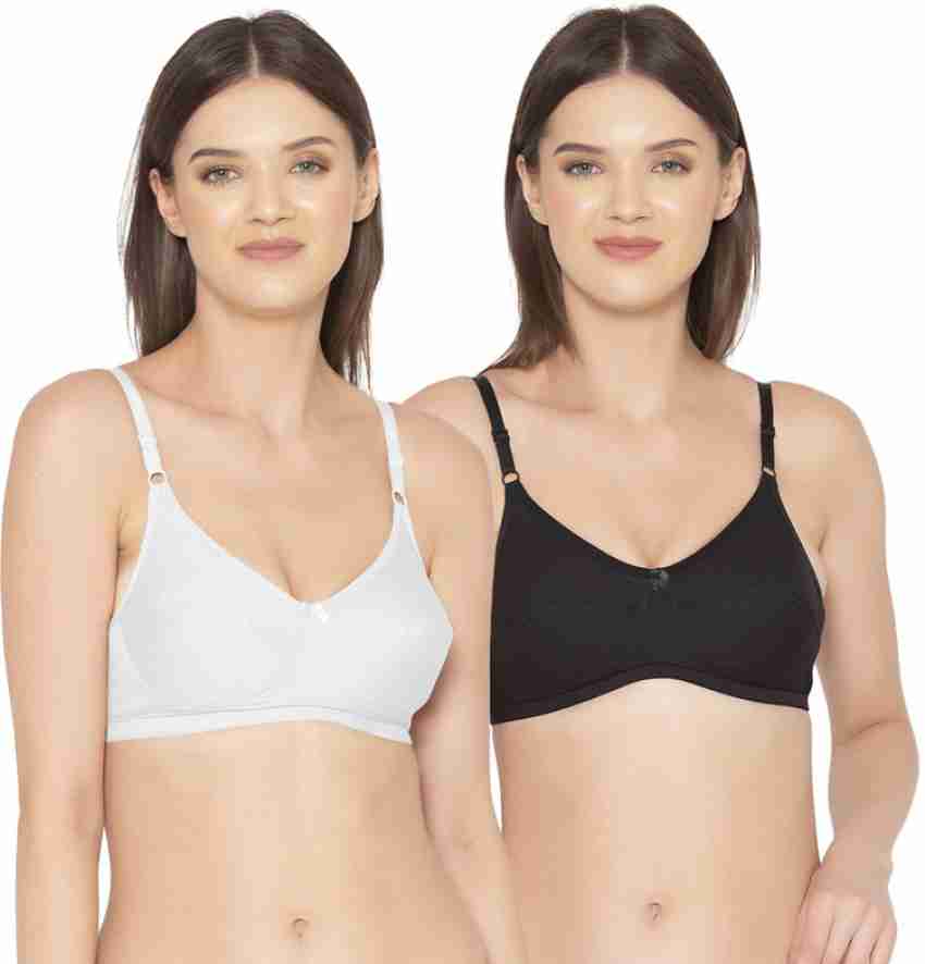 Groversons Paris Beauty Women's Pack of 2 Non-Padded Non-Wired