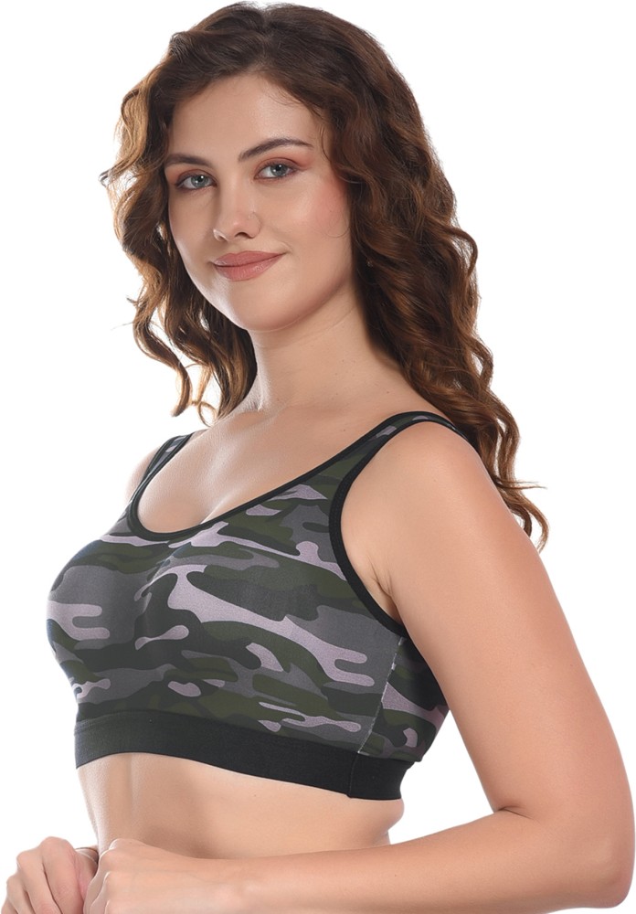 StyFun Women Cotton Blend Non-Padded Non-wired Bra Full Coverage