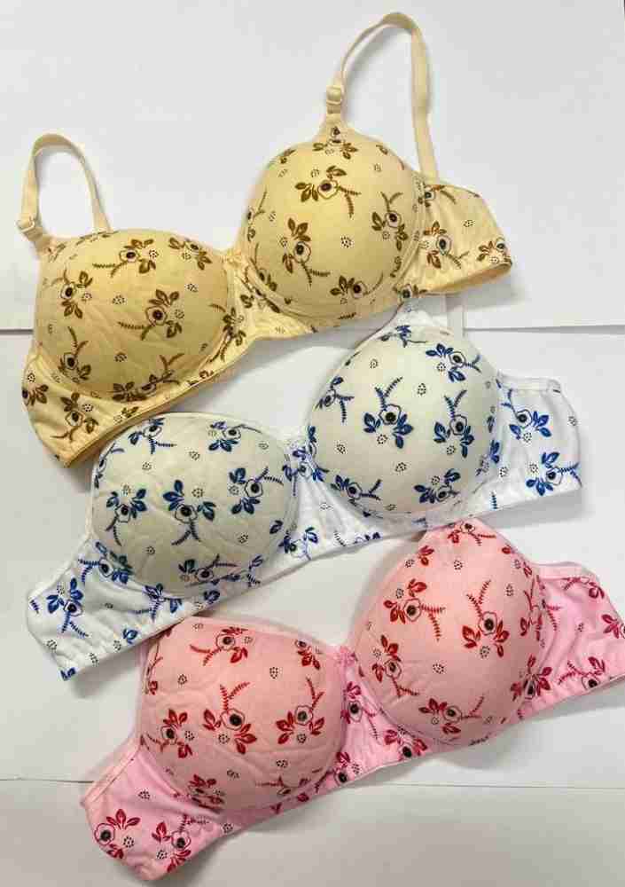 Women's Push Up Bras 3/4 Cup Lace Pure Color Hook & Eye Daily Wear POLY 1PC  White Black / Plus Size / Plus Size 2024 - $15.49