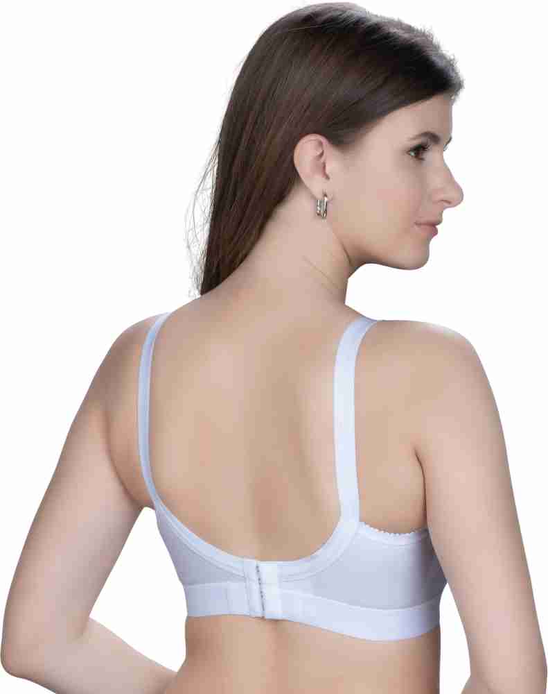 RIZA by TRYLO - Krutika Plain is synonymous to comfort. It is a 100 %  cotton bra designed for full cover and X support. For perfect comfort and  fit the bra is